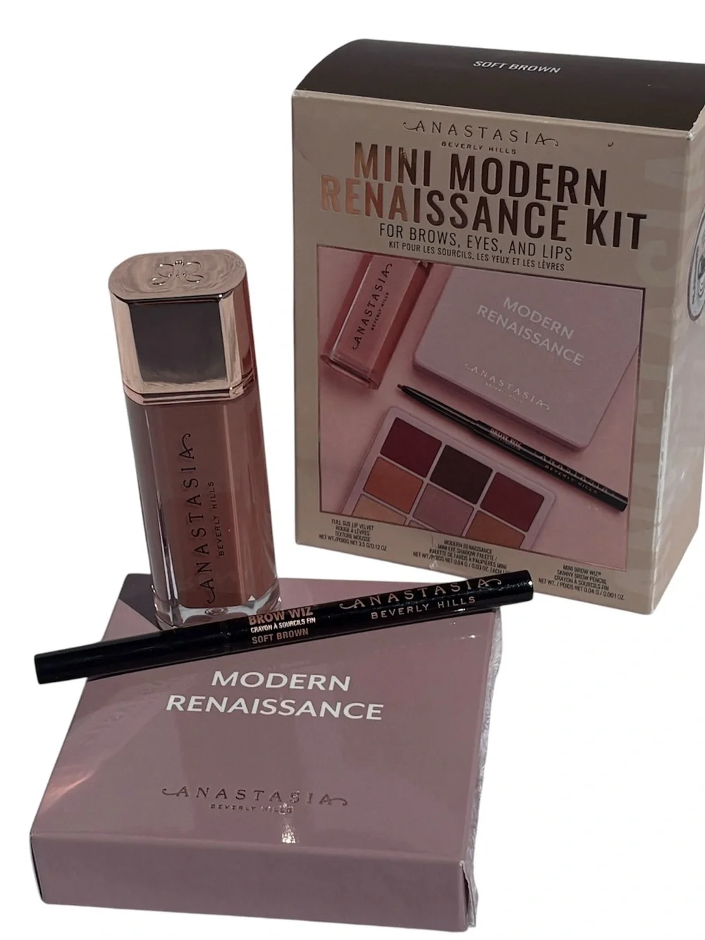 Anastasia Beverly Hills Mini Modern‎ Renaissance Kit in Soft Brown NIB